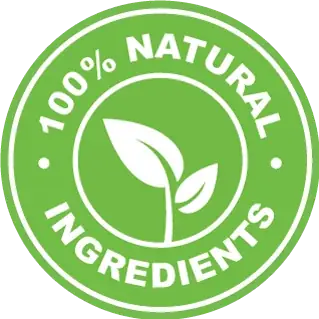 Natural ingredients leaf roundel