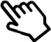 A pointing hand cursor